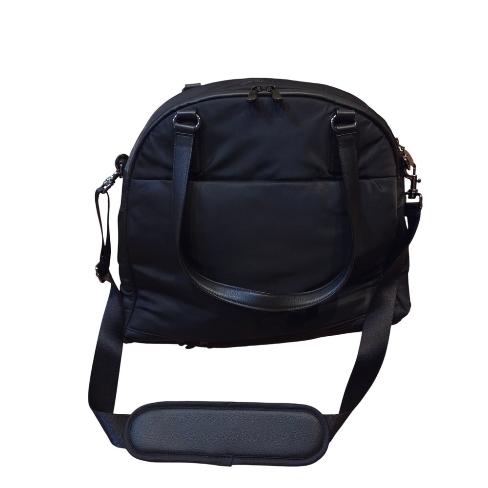 Lo & Sons OG2 Large Black Travel Laptop Weekend Bag, Black + Gold - Large Size